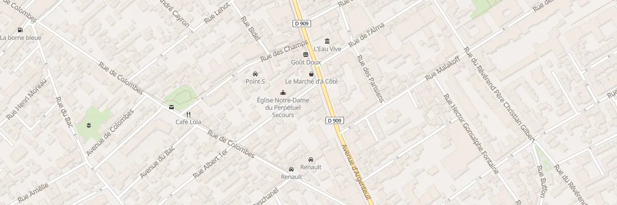 Plan du 42 Rue Albert 1 à Asnières-sur-Seine