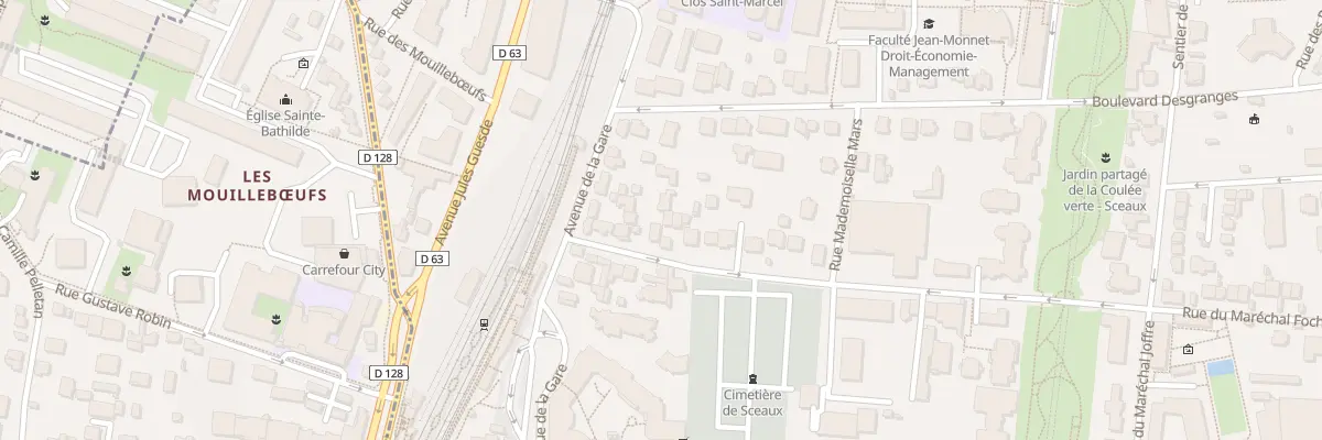 Plan du 42 Rue des Clos-Saint-marcel à Sceaux