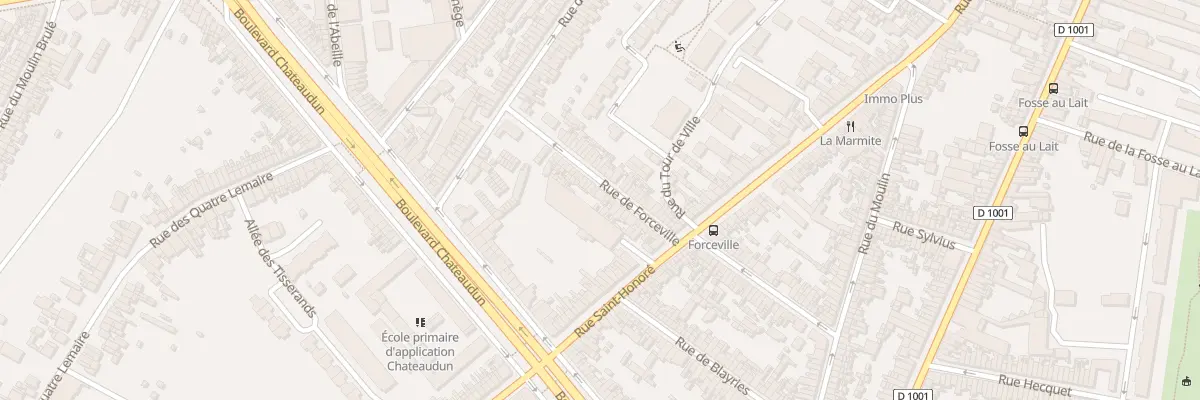 Plan du 21 Rue de Forceville à Amiens