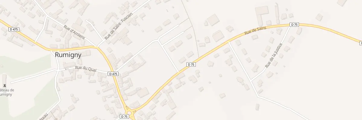 Plan du 3 Rue de Sains à Rumigny