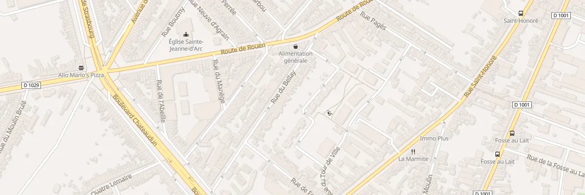 Plan du 51 Rue du Bellay à Amiens