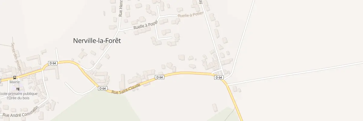 Plan du 83B Rue Saint Claude à Nerville-la-Forêt
