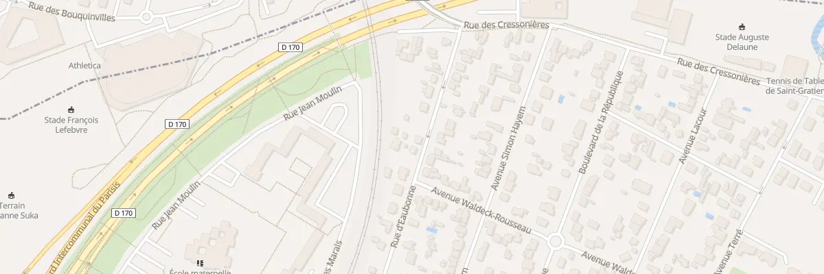 Plan du 83 Rue d’Eaubonne à Saint-Gratien