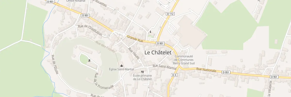 Plan du 23 Gr Grande Rue au Châtelet