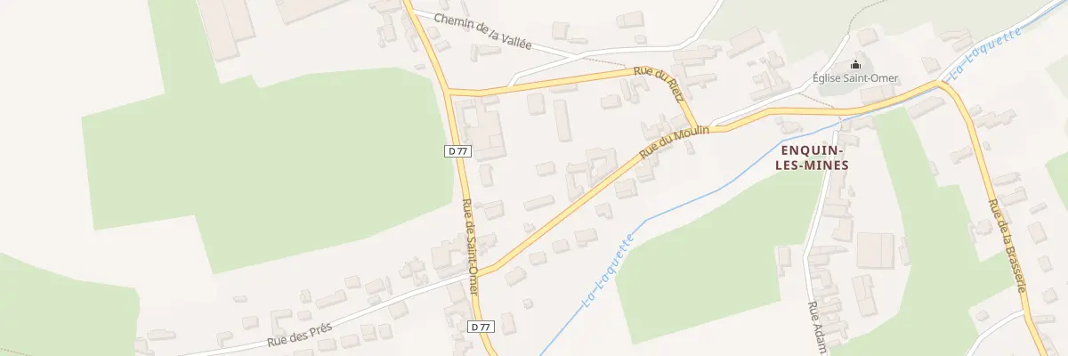 Plan du 3 Rue du Moulin à Enquin-lez-Guinegatte