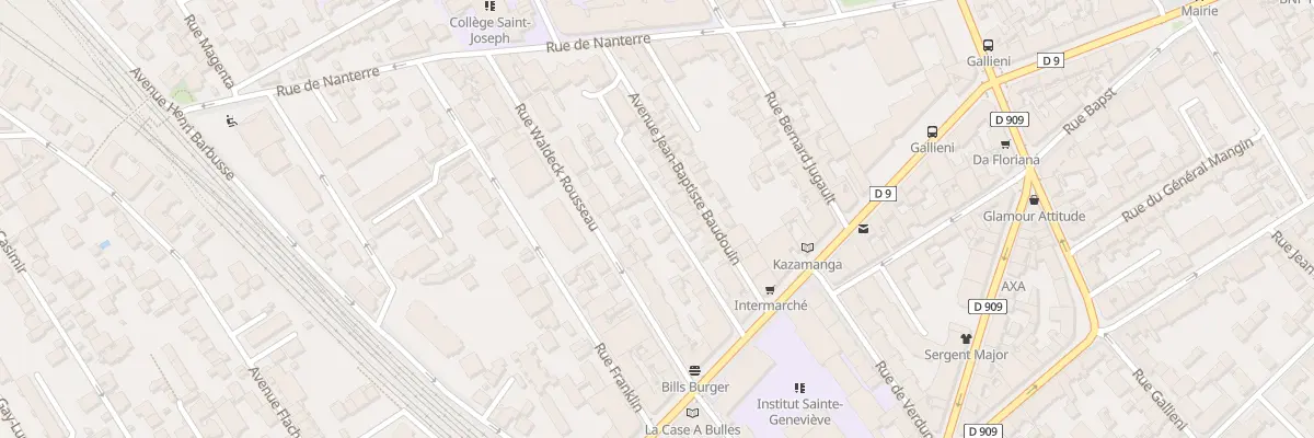 Plan du 6T Av Pinel à Asnières-sur-Seine