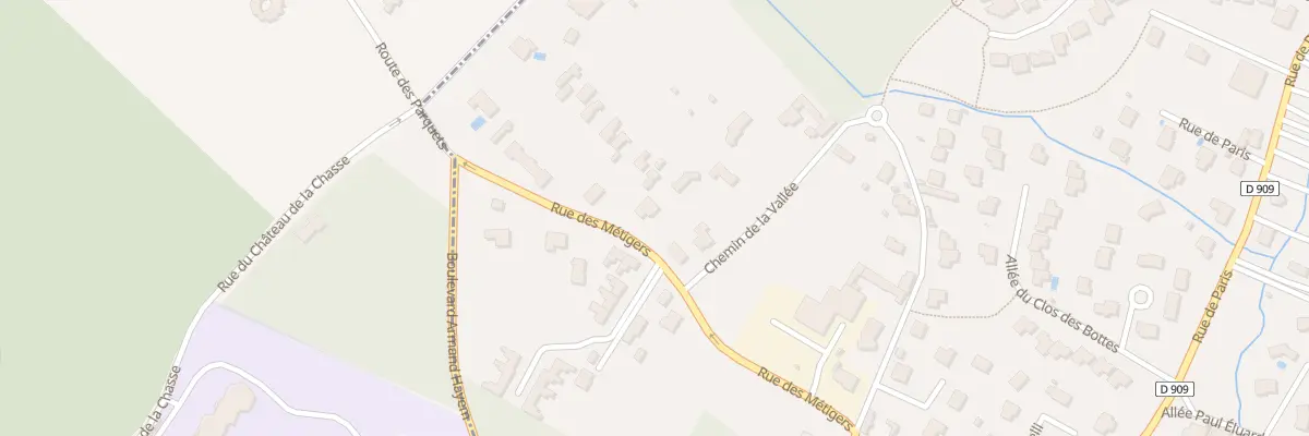 Plan du 13 Rue des Métigers à Montlignon