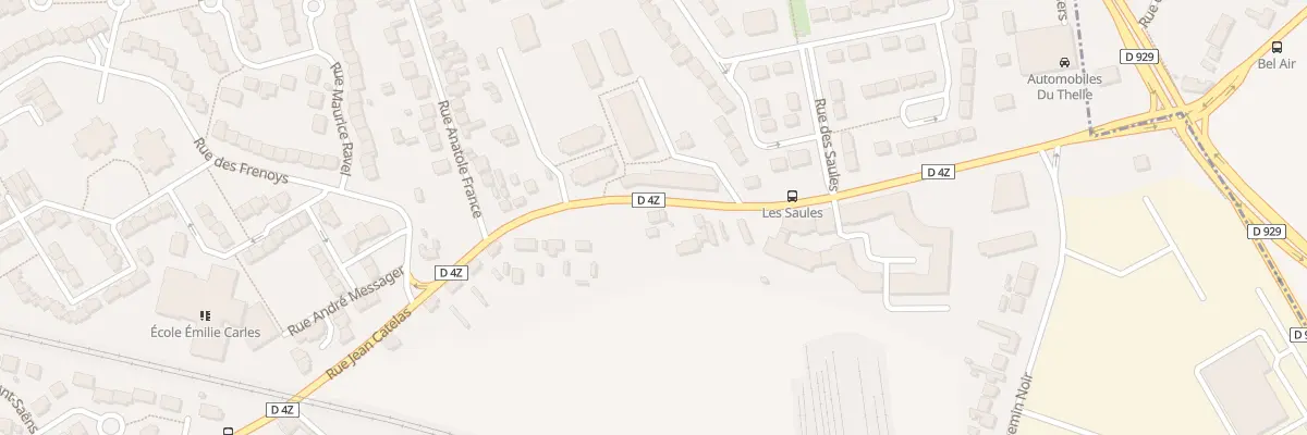 Plan du 110 Rue Jean Catelas à Persan