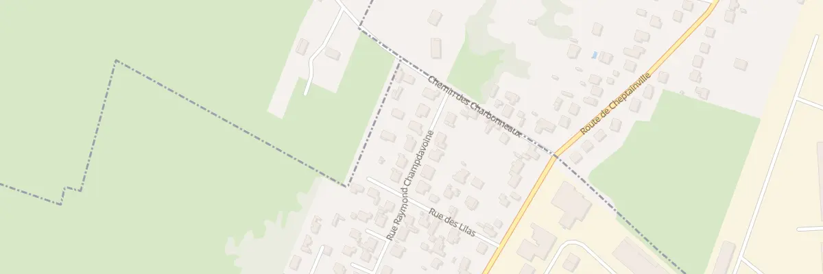 Plan du 30 Rue Raymond Champdavoine à Cheptainville
