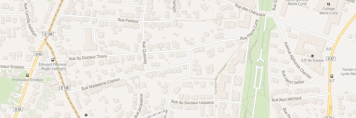 Plan du 5 Rue du Docteur Thore à Sceaux