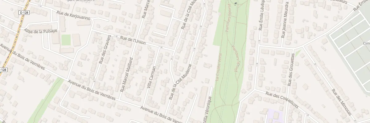 Plan du 22 Rue de la Cité Moderne à Antony