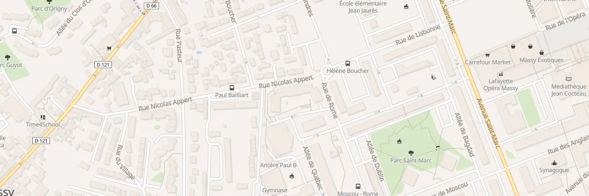 Plan du 2B Rue de Rome à Massy