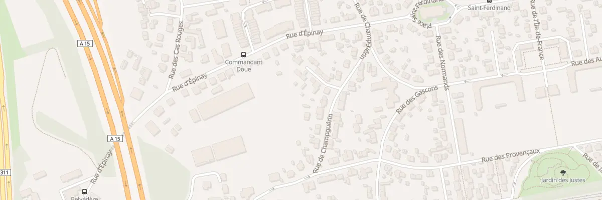 Plan du 19 Rue de Champguerin à Argenteuil