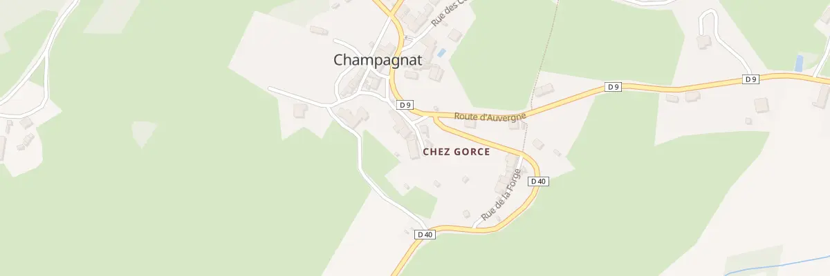 Plan du 10 Rue Basse à Champagnat