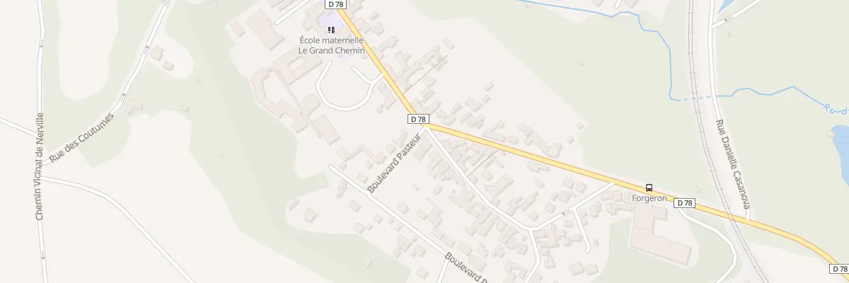 Plan du 1 Bd Pasteur à Presles