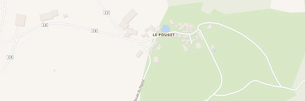Plan du 5118 Le Pouget Joube à Pradinas