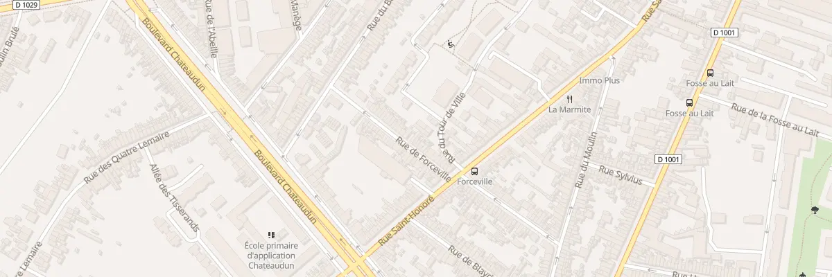 Plan du 22 Rue de Forceville à Amiens