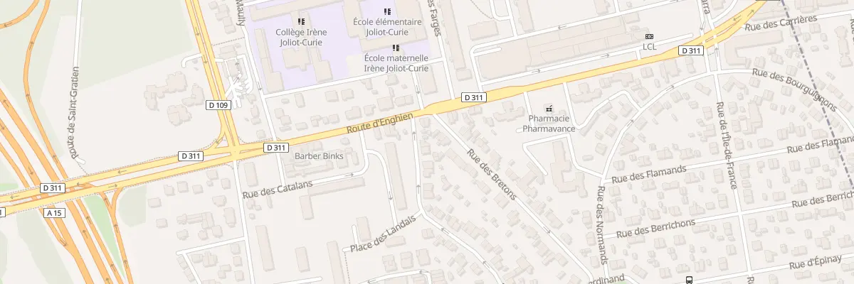 Plan du 66 Rue de Champguerin à Argenteuil