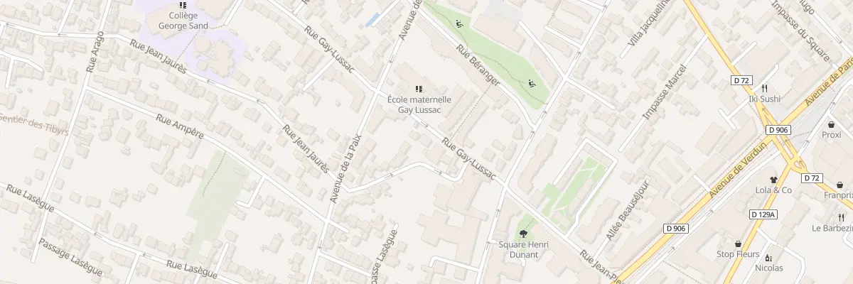 Plan du 13 Rue Gay Lussac à Châtillon