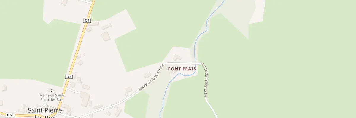 Plan du 9688F Champ du Moulin à Saint-Pierre-les-Bois
