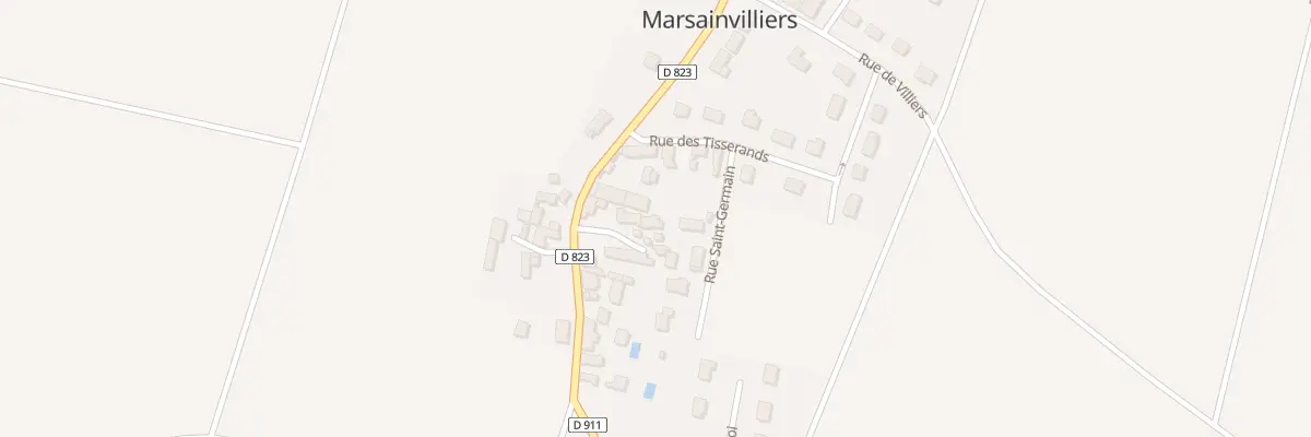 Plan du 1 Imp des Forgerons à Marsainvilliers
