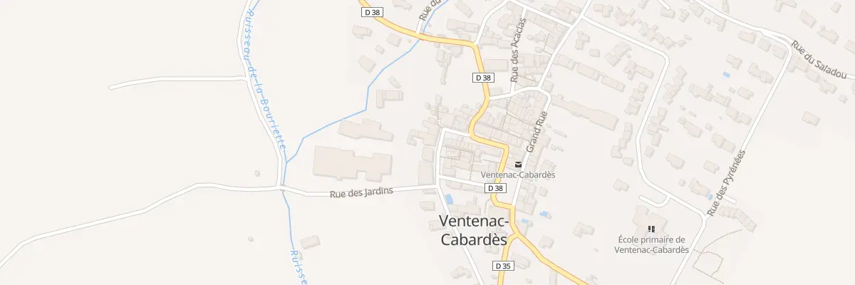 Plan du 12 Av de la Viale à Ventenac-Cabardès