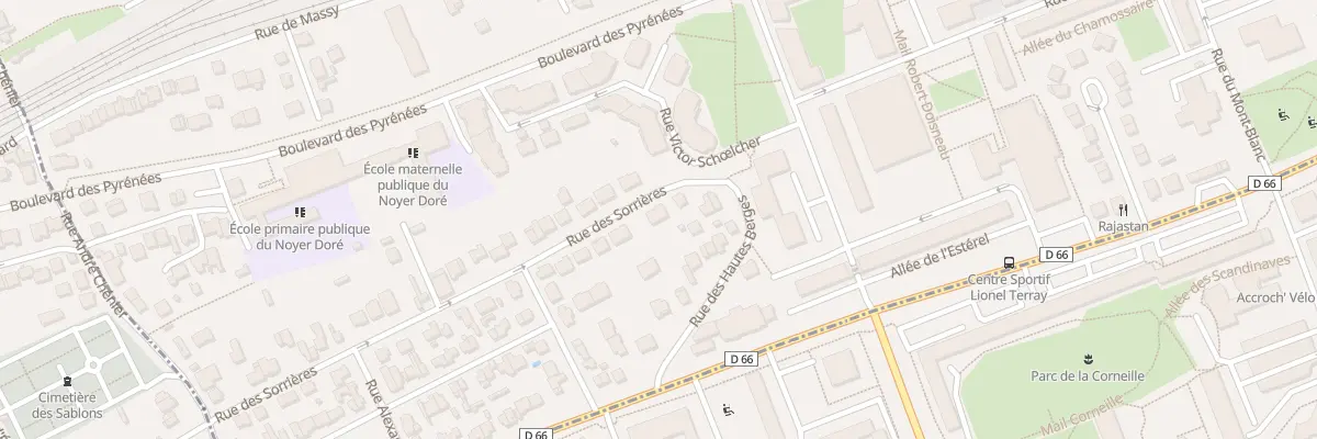 Plan du 42 Rue des Sorrières à Antony