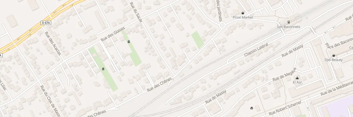 Plan du 26 Rue des Chênes à Antony