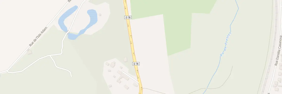 Plan du 134 Rue Pierre Brossolette à Presles