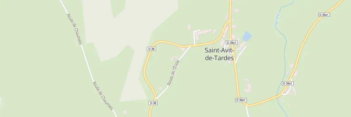 Plan du 16 Rte de l’Ecole à Saint-Avit-de-Tardes