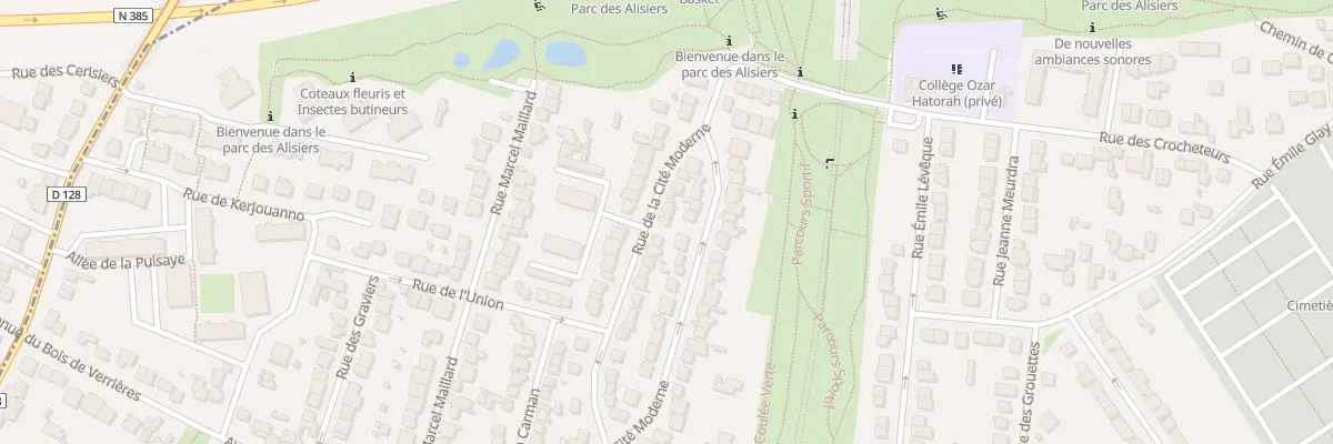 Plan du 99 Rue de la Cité Moderne à Antony