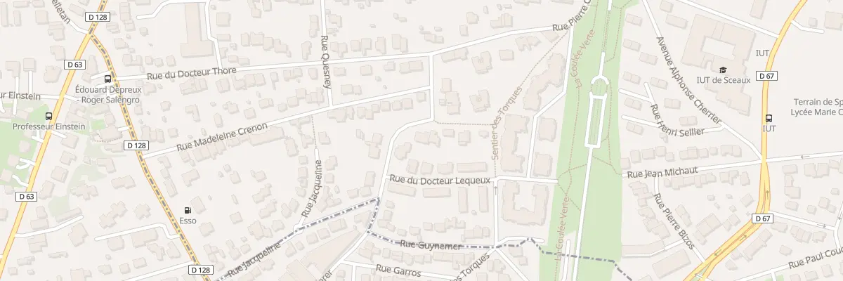 Plan du 29 Rue Pierre Curie à Sceaux