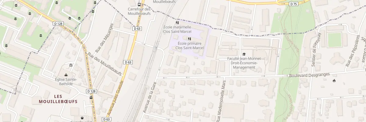 Plan du 68 Bd Desgranges à Sceaux