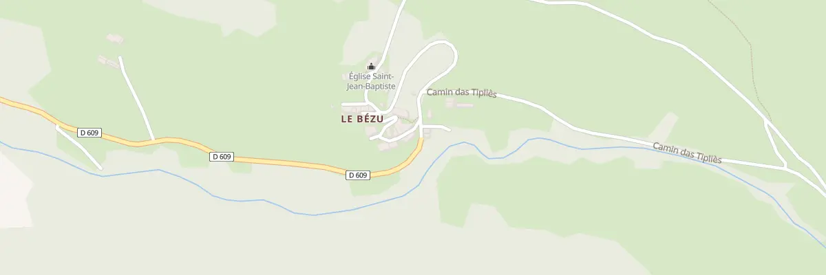 Plan du 1 Cae Granda à Saint-Just-et-le-Bézu