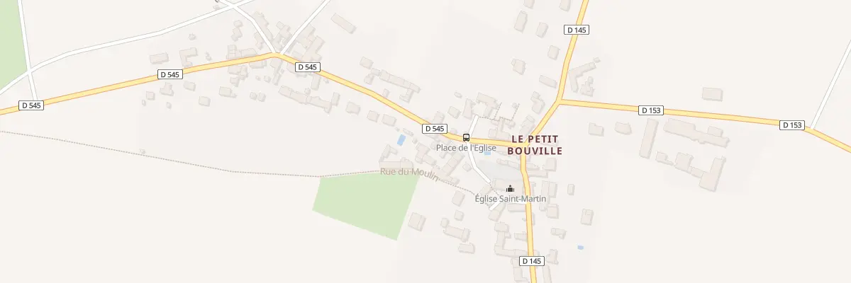 Plan du 14 Rue du Moutier à Bouville