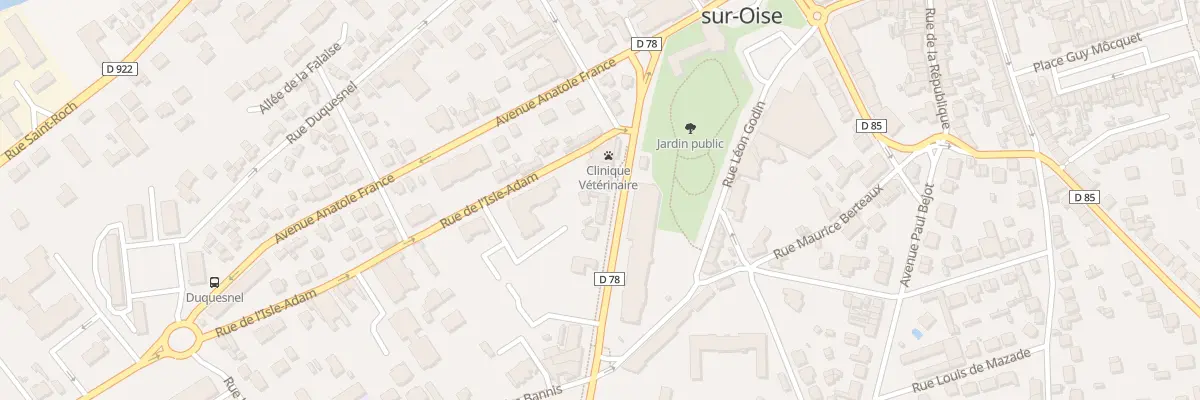 Plan du 6 Av Carnot à Beaumont-sur-Oise