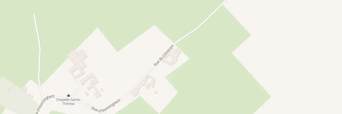 Plan du 8 Rue d’Honninghem à Febvin-Palfart