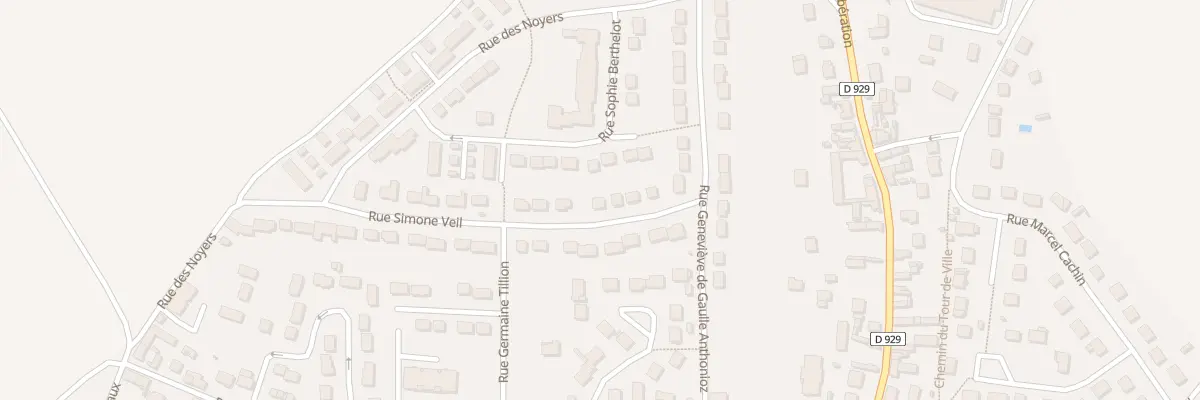 Plan du 195 Rue Simone Veil au Mesnil-en-Thelle