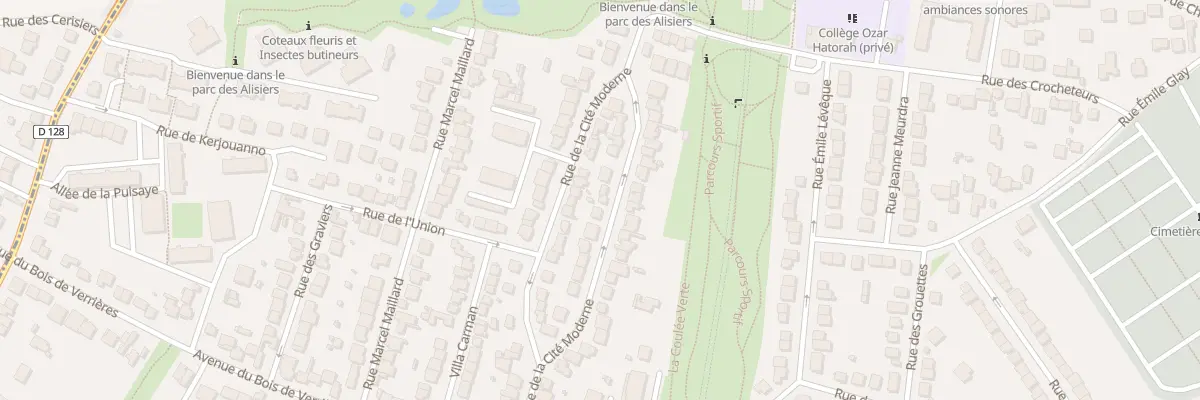 Plan du 34 Rue de la Cité Moderne à Antony