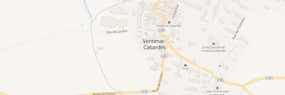 Plan du 1B Rue des Jardins à Ventenac-Cabardès