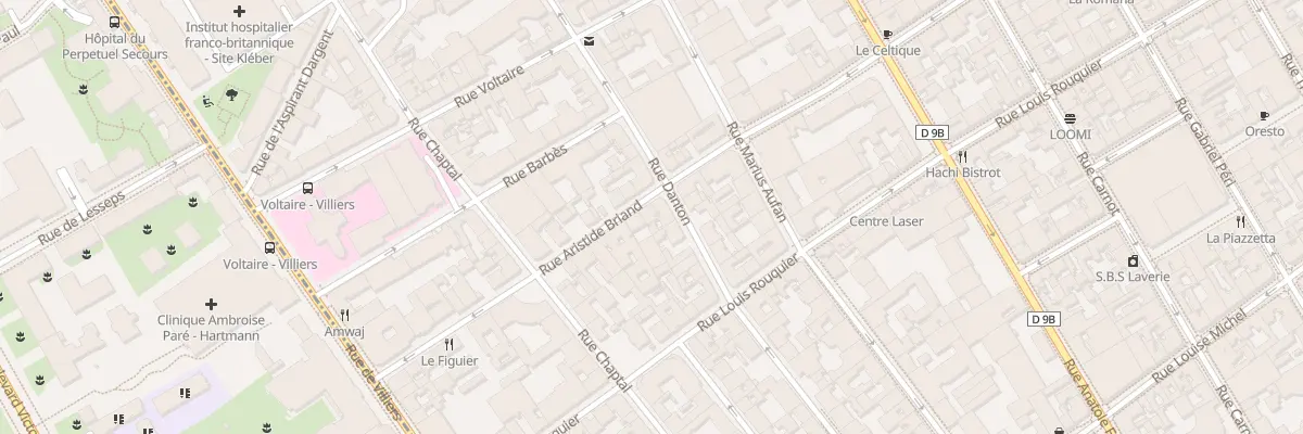 Plan du 26 Rue Aristide Briand à Levallois-Perret