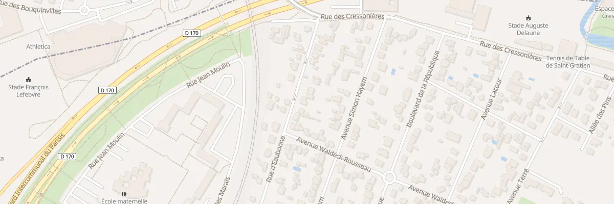 Plan du 52 Rue d’Eaubonne à Saint-Gratien