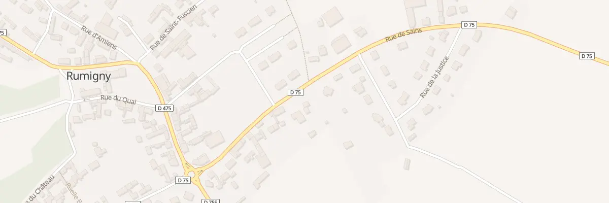 Plan du 18 Rue de Sains à Rumigny