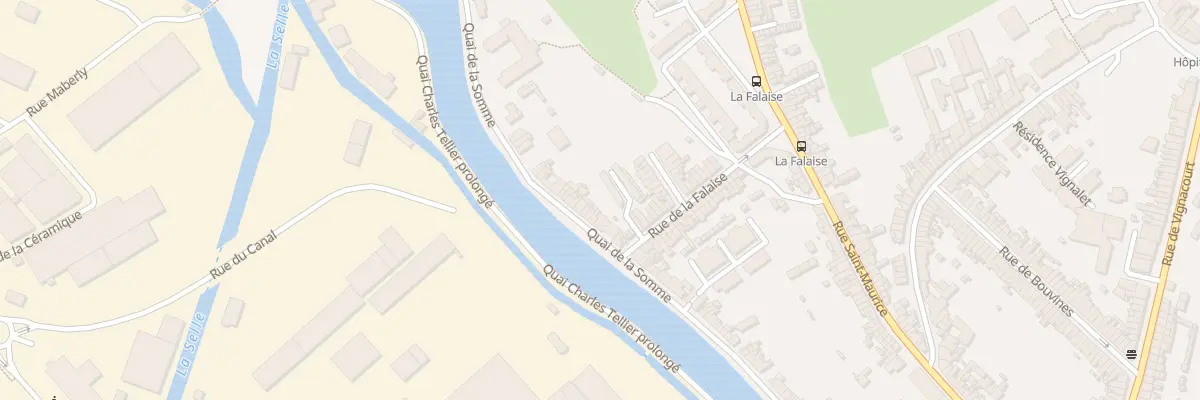Plan du 332 Vc Quai de la Somme à Amiens
