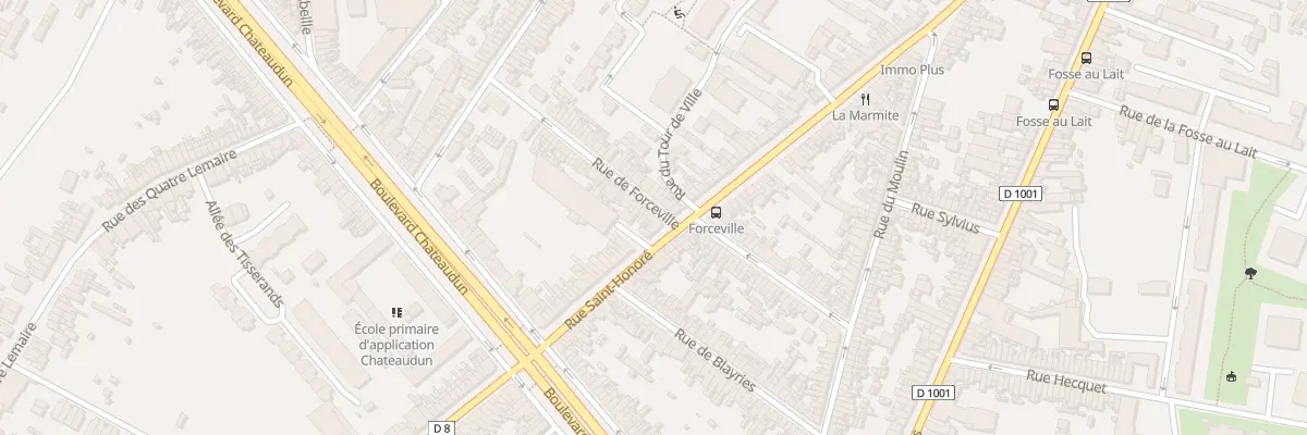 Plan du 3 Rue de Forceville à Amiens