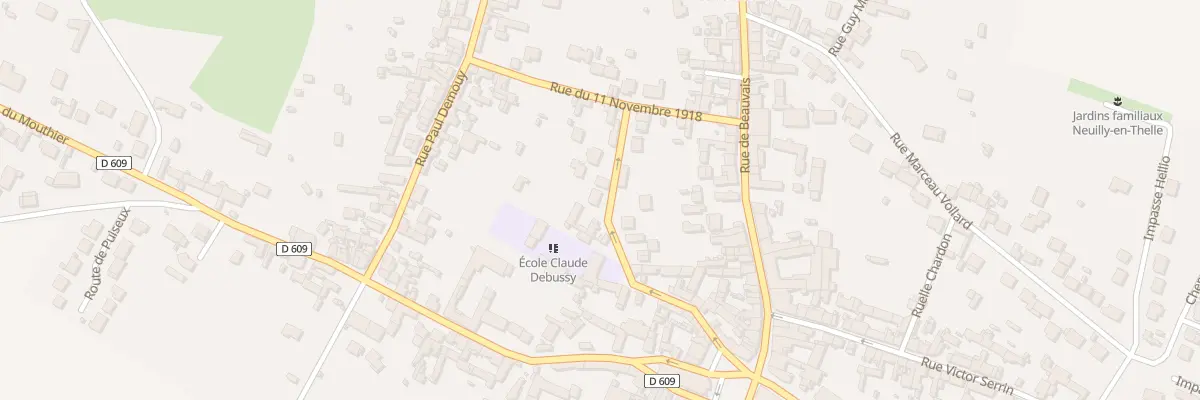 Plan du 25B Rue du 8 Mai 1945 à Neuilly-en-Thelle