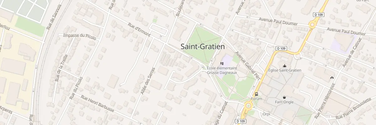 Plan du 25 Rue d’Ermont à Saint-Gratien