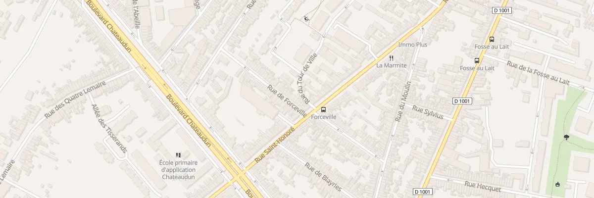 Plan du 10 Rue de Forceville à Amiens
