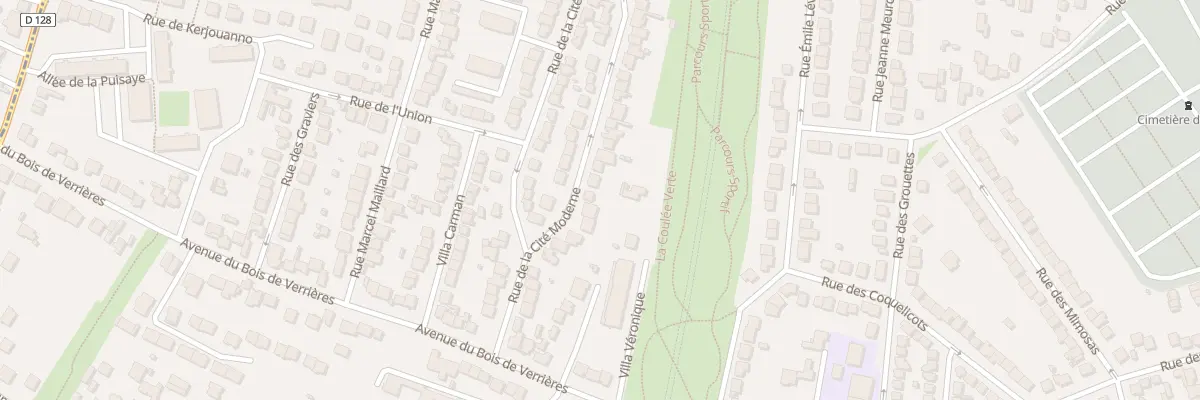 Plan du 23 Rue de la Cité Moderne à Antony