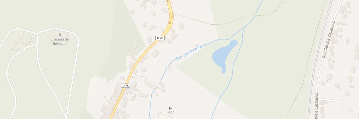 Plan du 122 Rue Pierre Brossolette à Presles